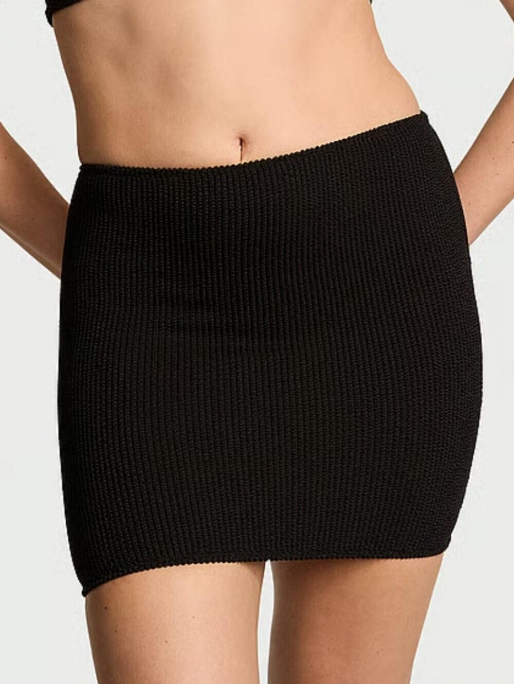 Victoria's Secret Swim Crinkle Swim Cover-Up Skirt Sz M/L NWT